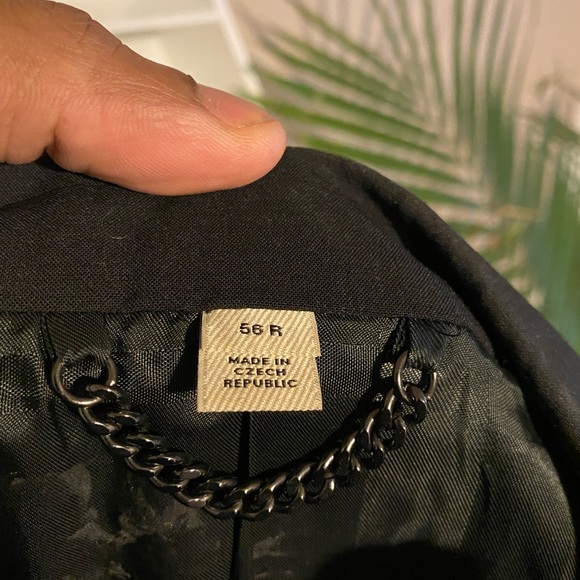 Burberry London Virgin Wool & Poly Blazer in Black - Picture 7 of 8